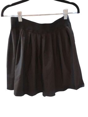 Better Together High-Waist Black Pleated Mini Skirt - Women's SZ XL